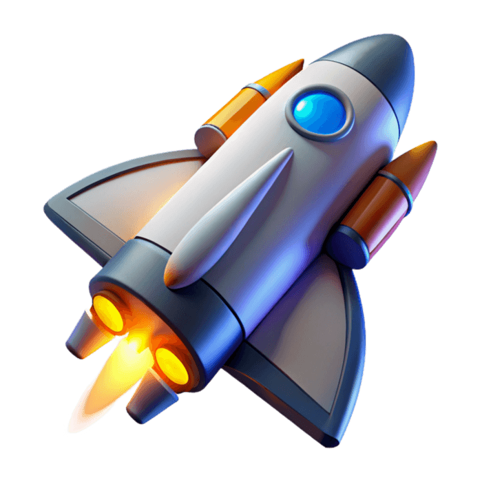 3D Space Rocket